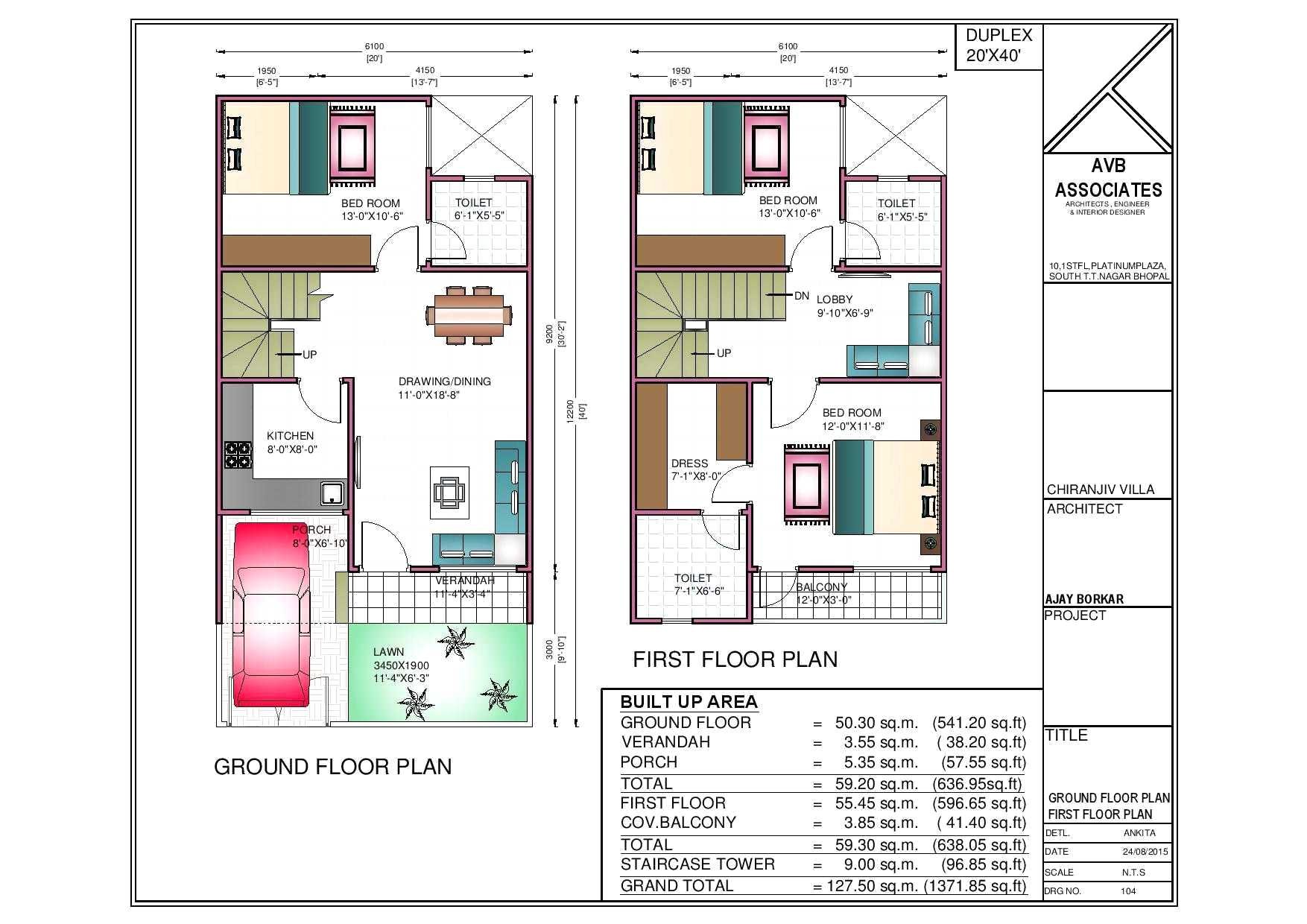 sqft double bungalows designsand sq ft gallery and 1500 duplex home plan 3d images