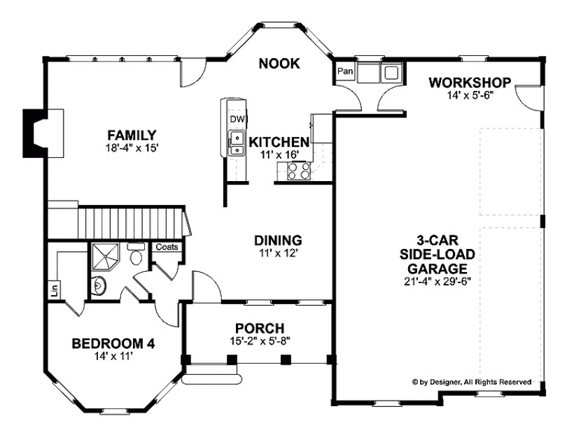 two story house plans under 2000 sq ft