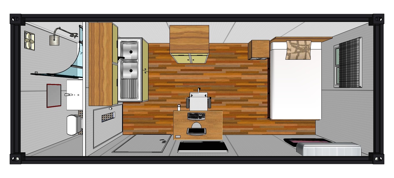  20 Foot Container Home Floor Plans Plougonver