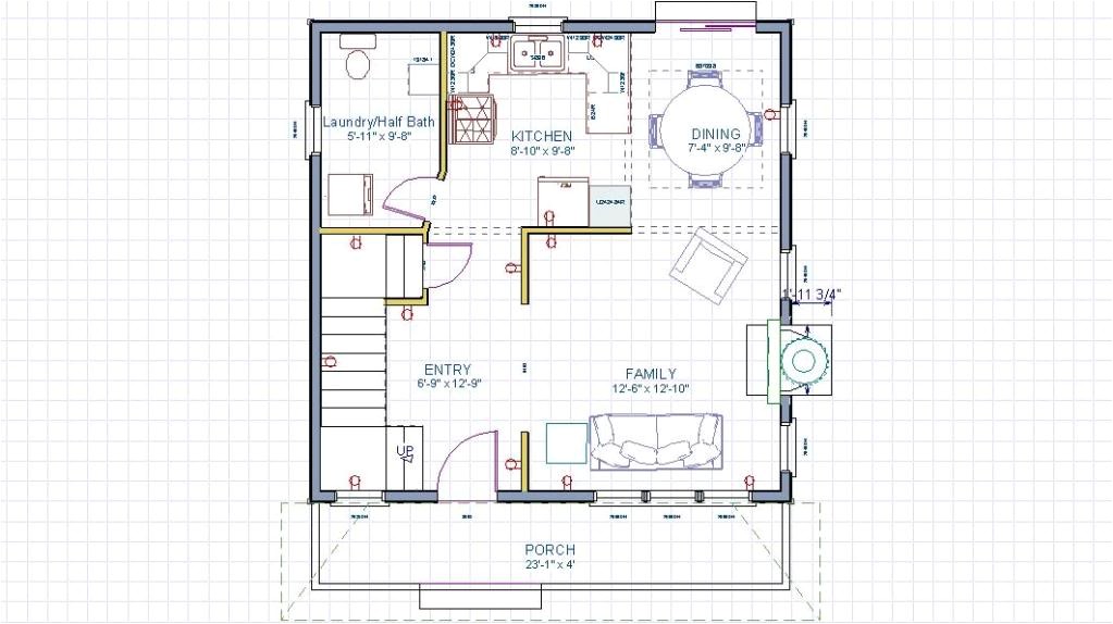 24x24 House Plans with Loft