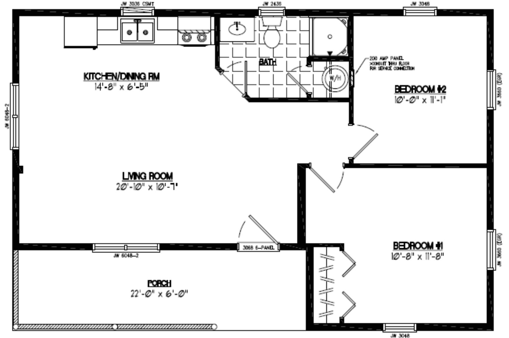 24 x 36 home floor plans