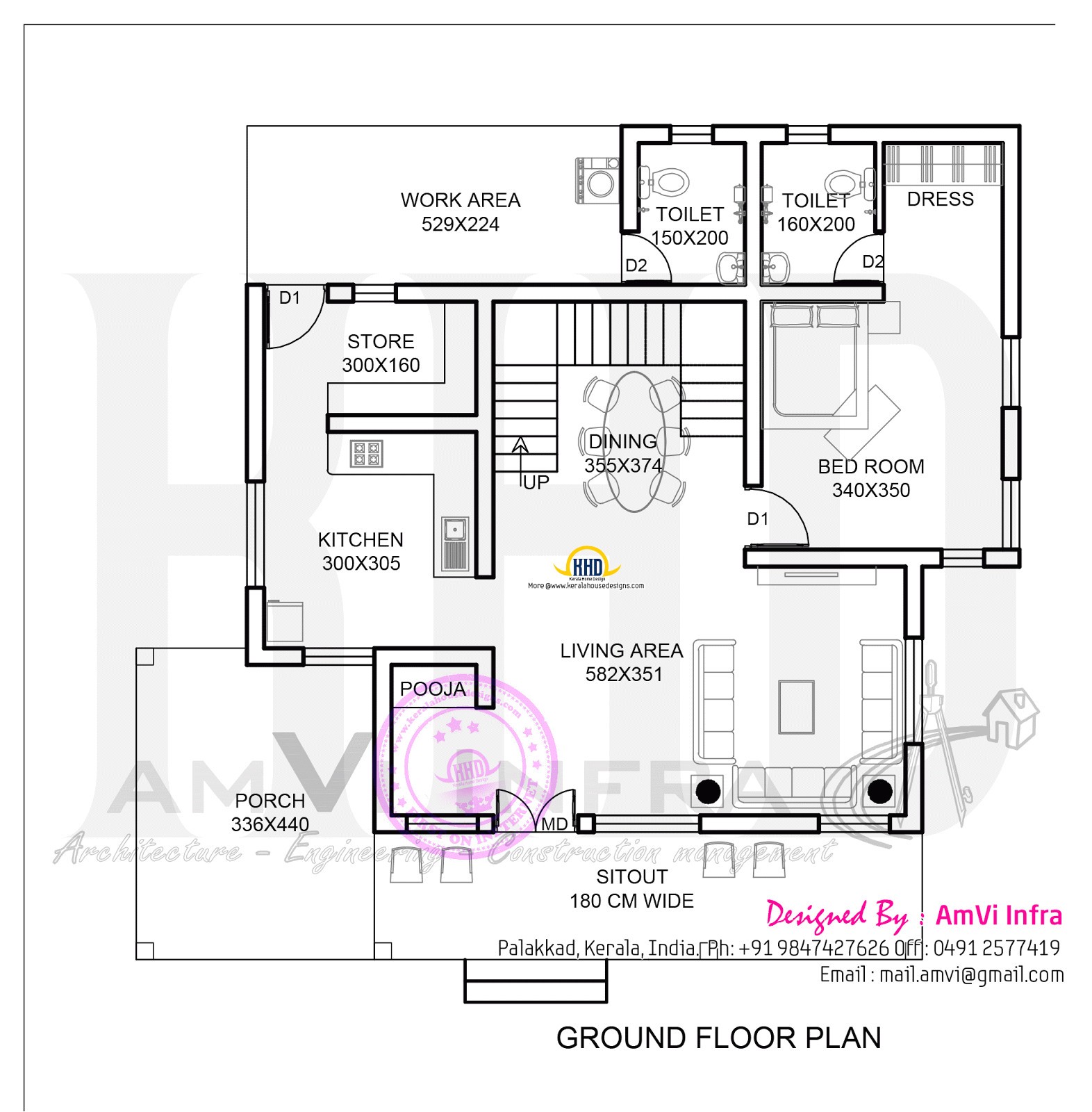 300 Square Meters House Plan