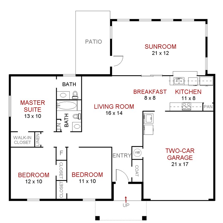 300 Square Meters House Floor Plan