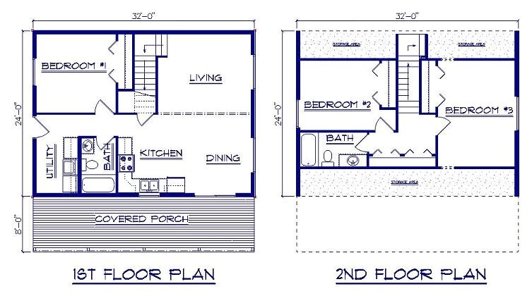 24 x 32 floor plans