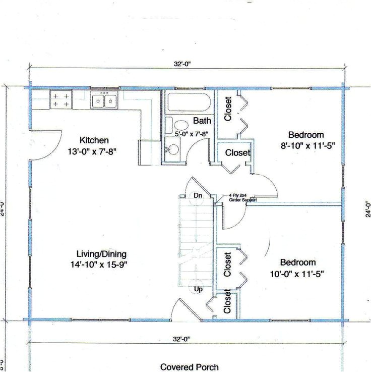 32x32 house plans