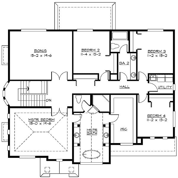 4 Car Tandem Garage House Plans Plougonver