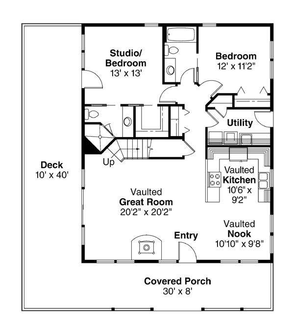 40 foot wide lot house plans