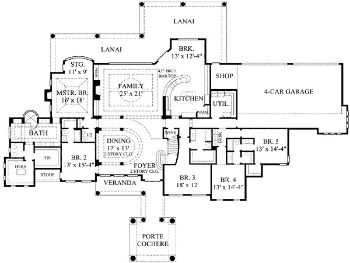 eafb85f98d12eff4 8 bedroom ranch house plans 7 bedroom house plans