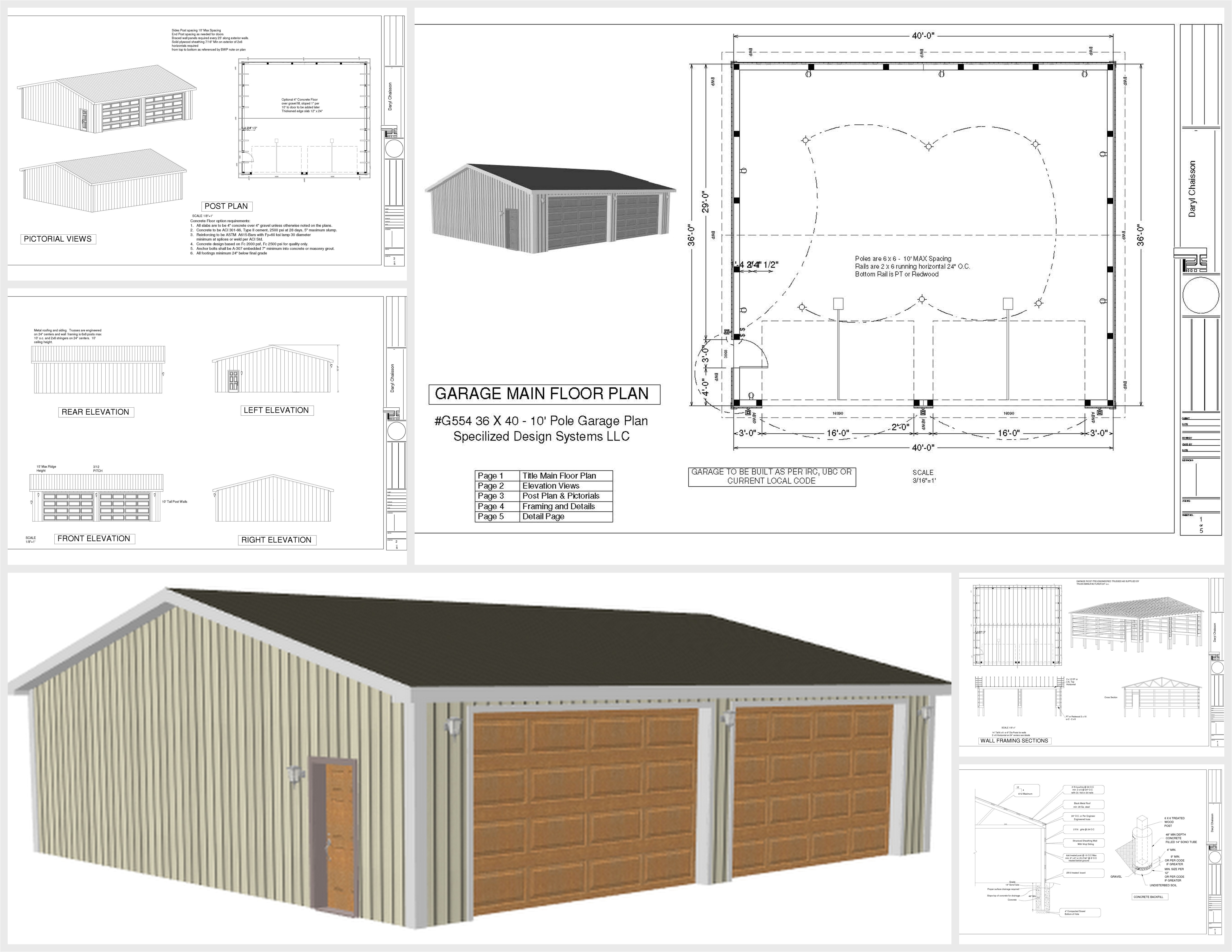 house plan pole barn garages pole barn blueprints