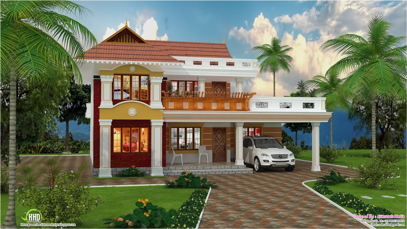 beautiful kerala villa design