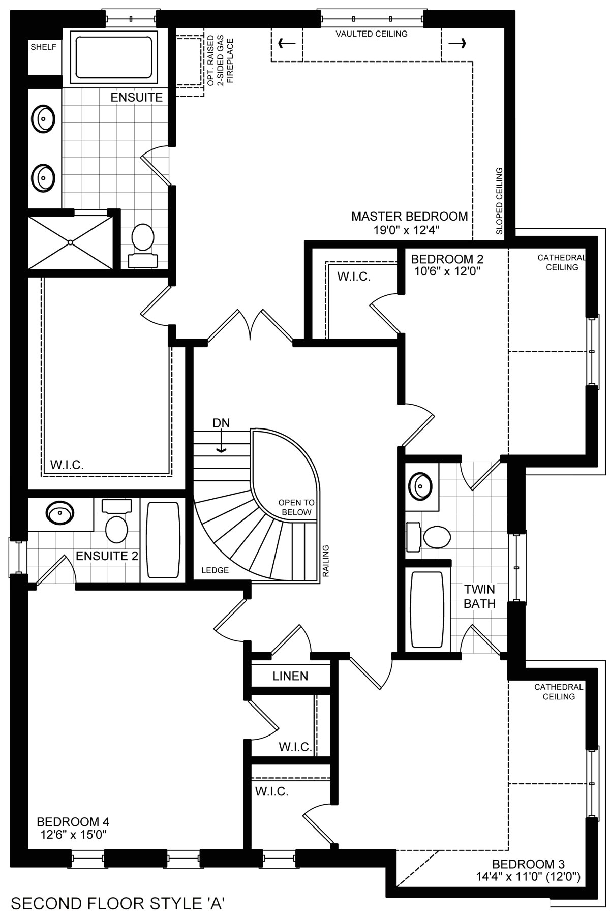 brookfield homes tottenham floor plan