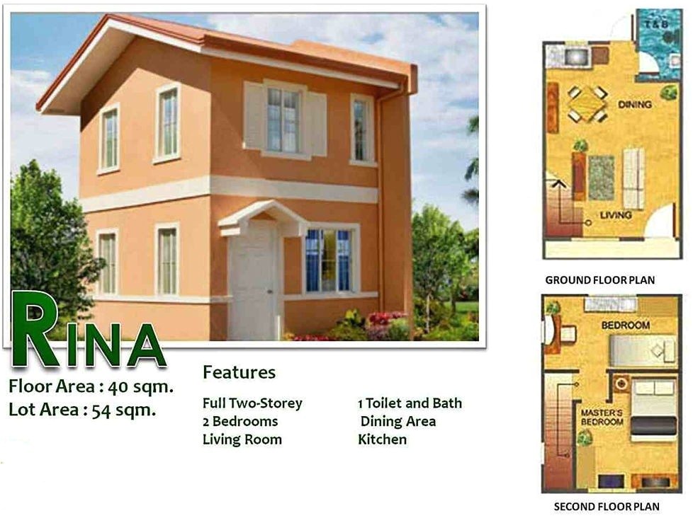 camella homes design with floor plan