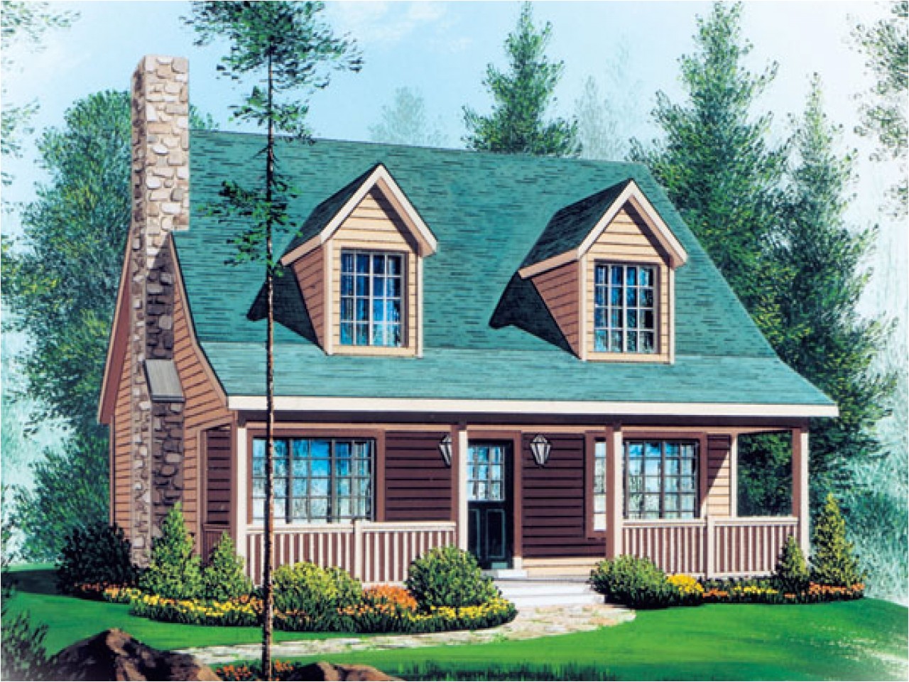 small cape cod style house plans