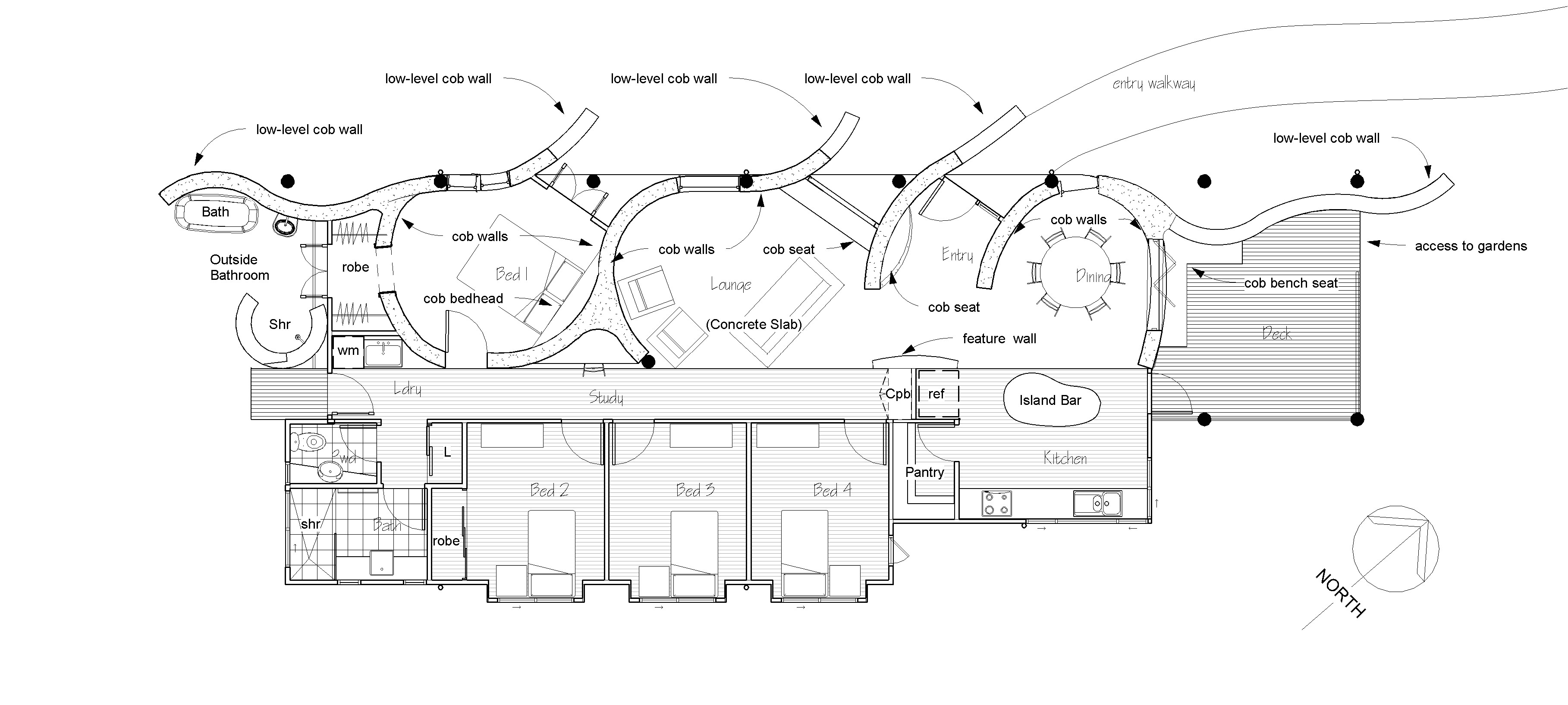 Cob Home Floor Plans