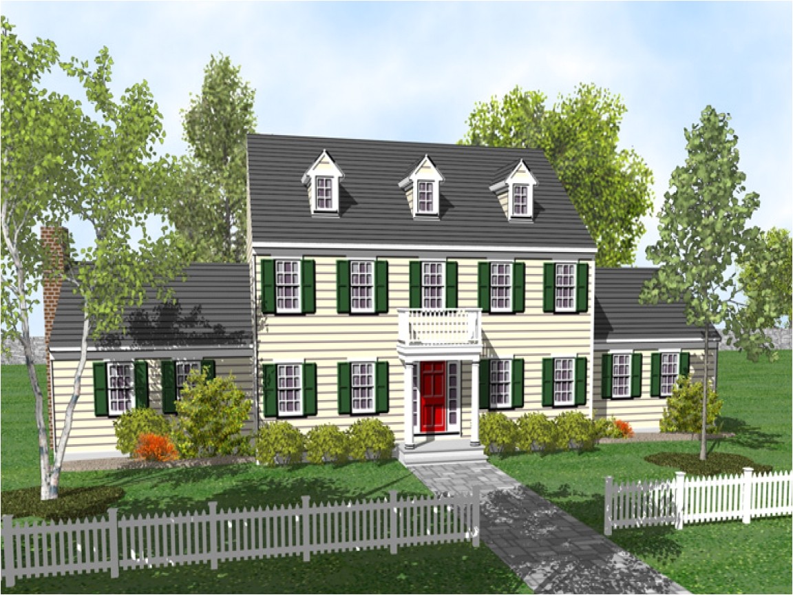 3 story colonial house plans