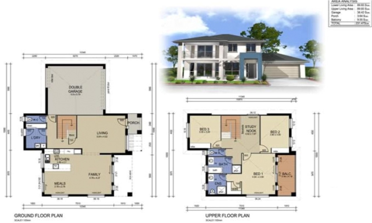 f04e9936dc18c10c 2 story modern house designs 2 storey house design with floor plan