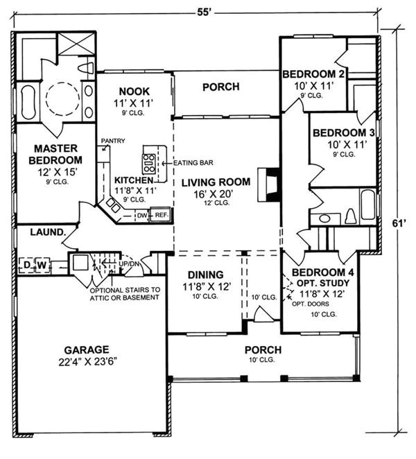 Handicap Accessible Ranch House Plans