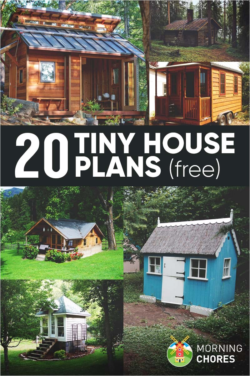 Diy Home Plans 20 Free Diy Tiny House Plans to Help You Live the Small