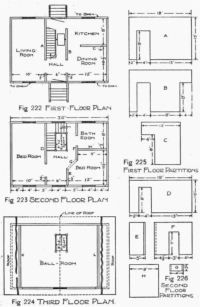 wooden doll house plans how to make