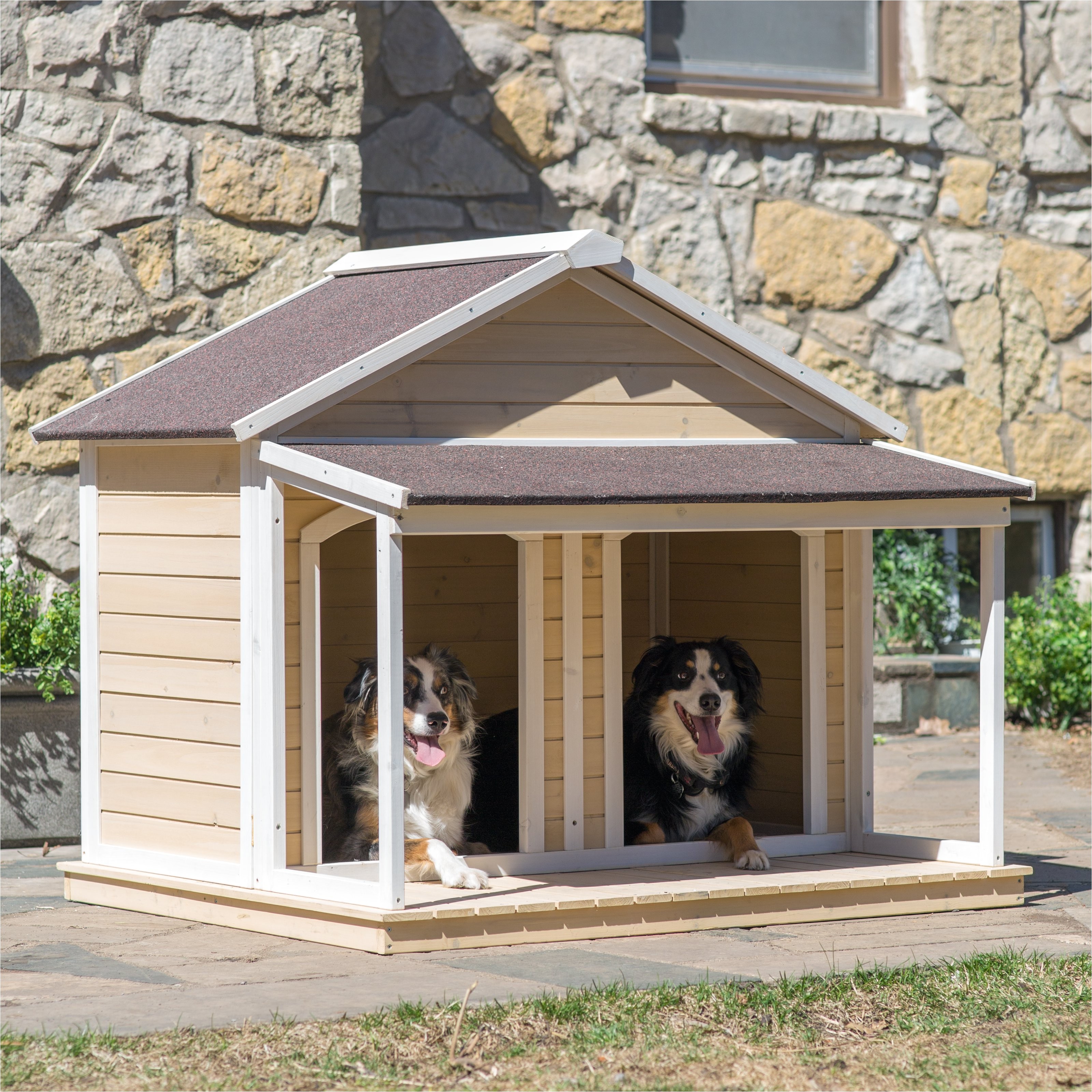 simple double dog house plans