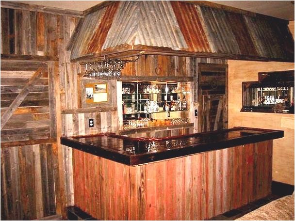 western style home bar theme
