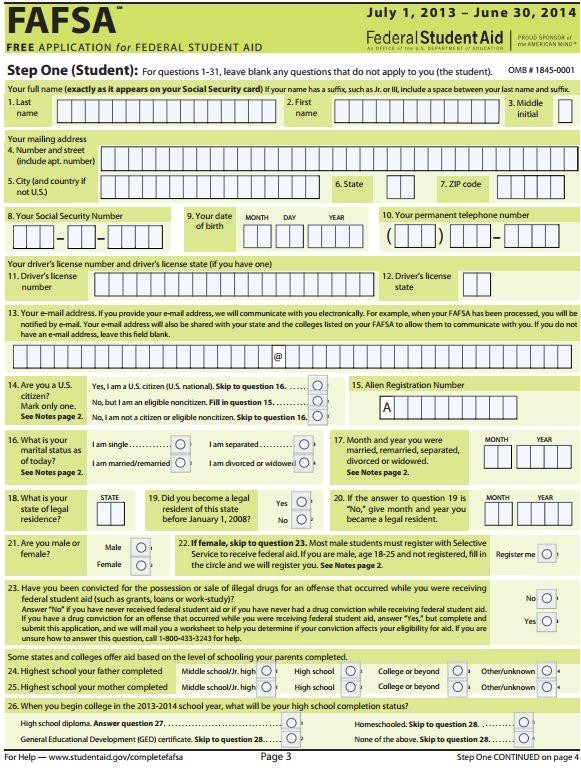 Fafsa Housing Plans Question