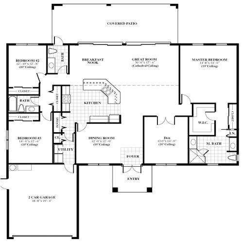 free single family home floor plans