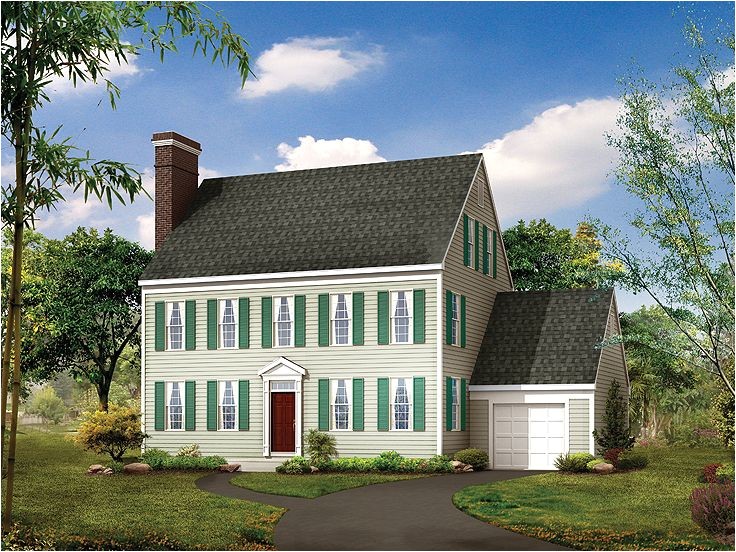 Federal Colonial Home Plans Plougonver