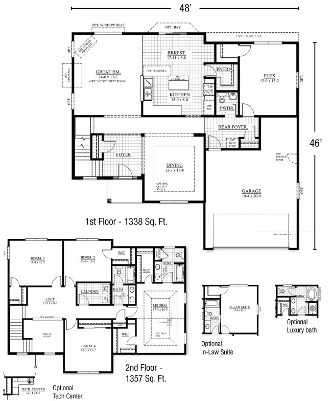 colonial house plans first floor master