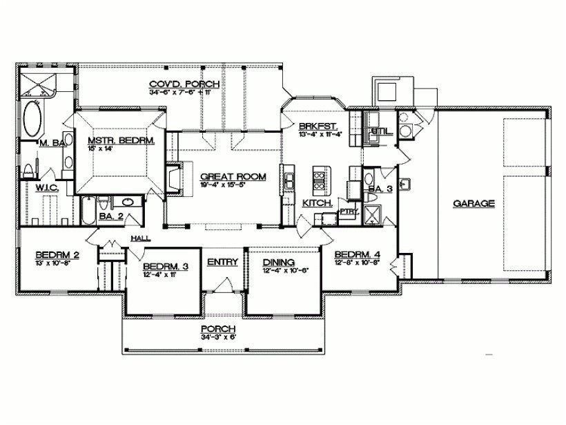 texas ranch house floor plans fresh eplans ranch house plan texas hill country split bedroom plan