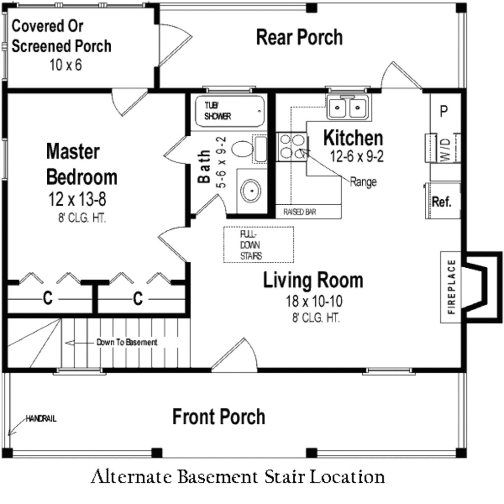 600 square feet 1 bedrooms 1 bathroom cottage house plans 0 garage 4836