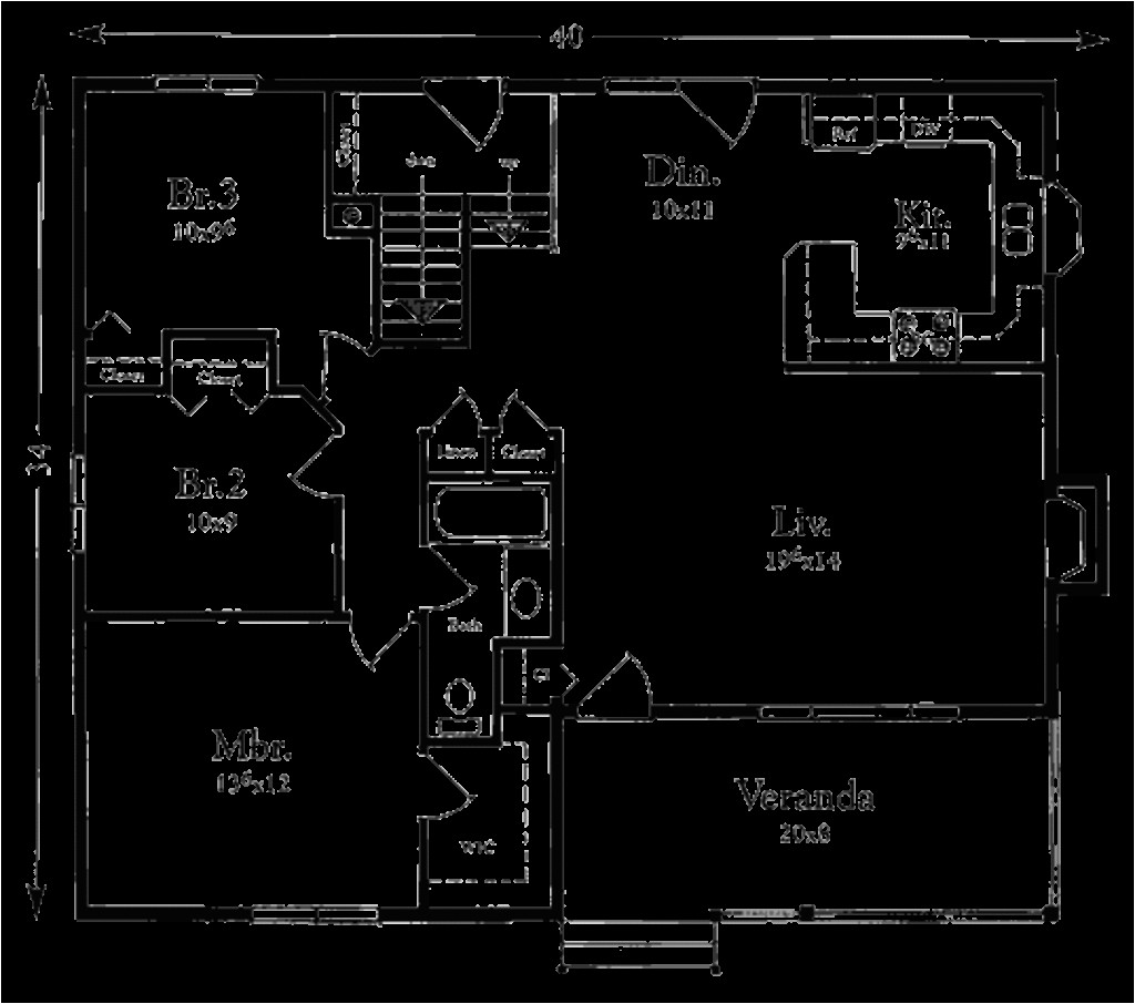 1200 square feet 3 bedrooms 1 bathroom cottage house plans 0 garage 30512
