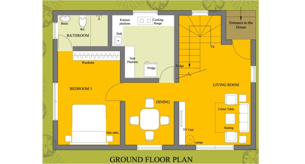 plan of indian house
