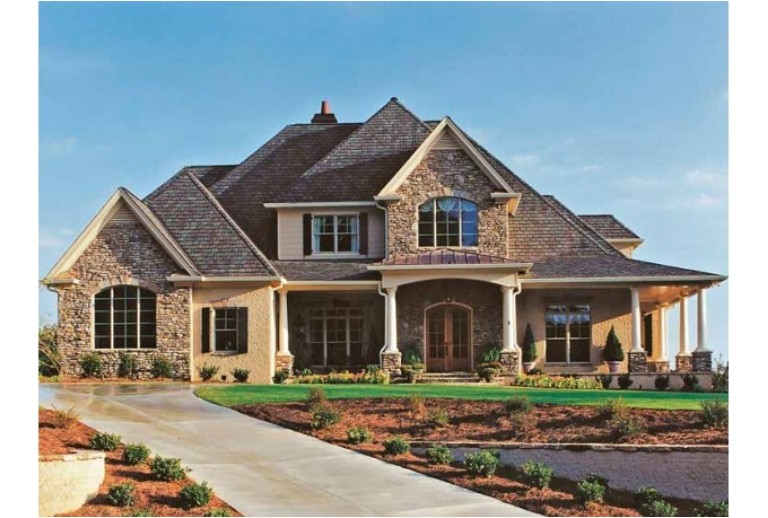 french country home plans with front porch