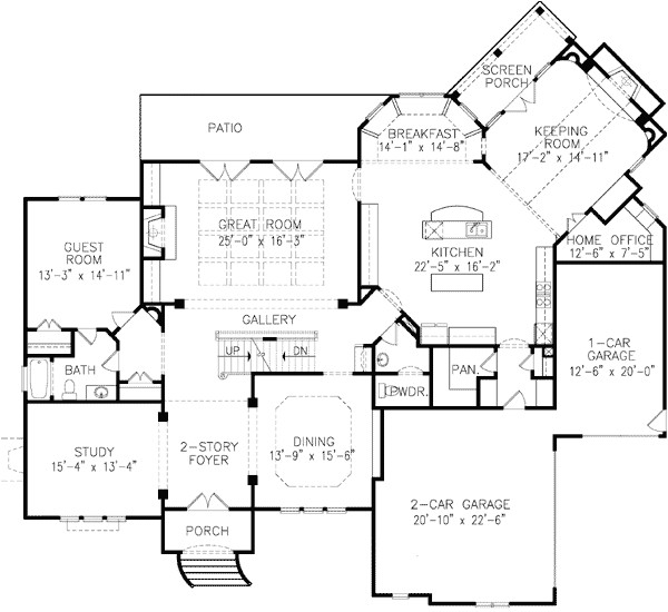 french normandy style house plans