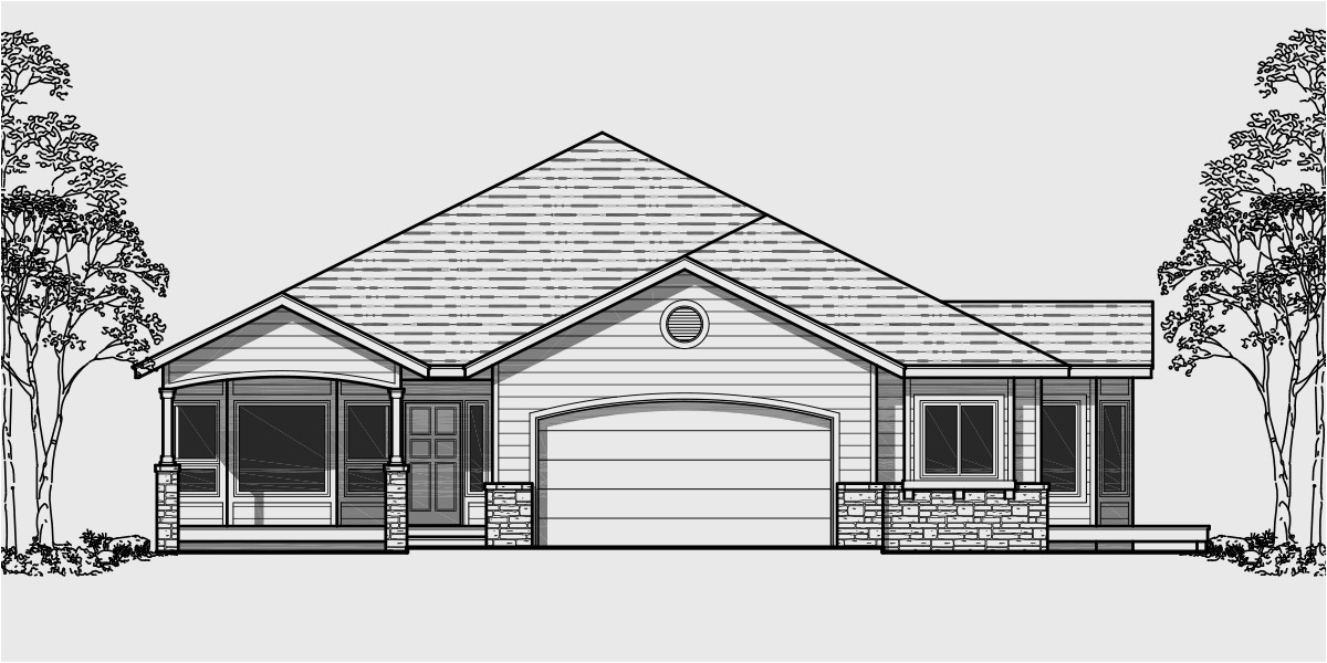 front view house plans