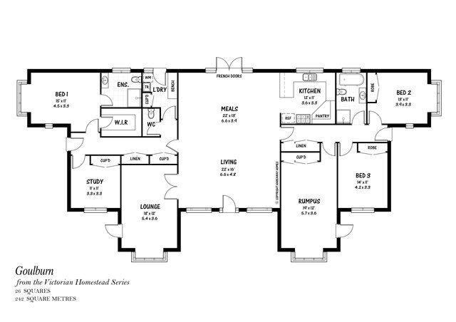 victorian homestead floor plans