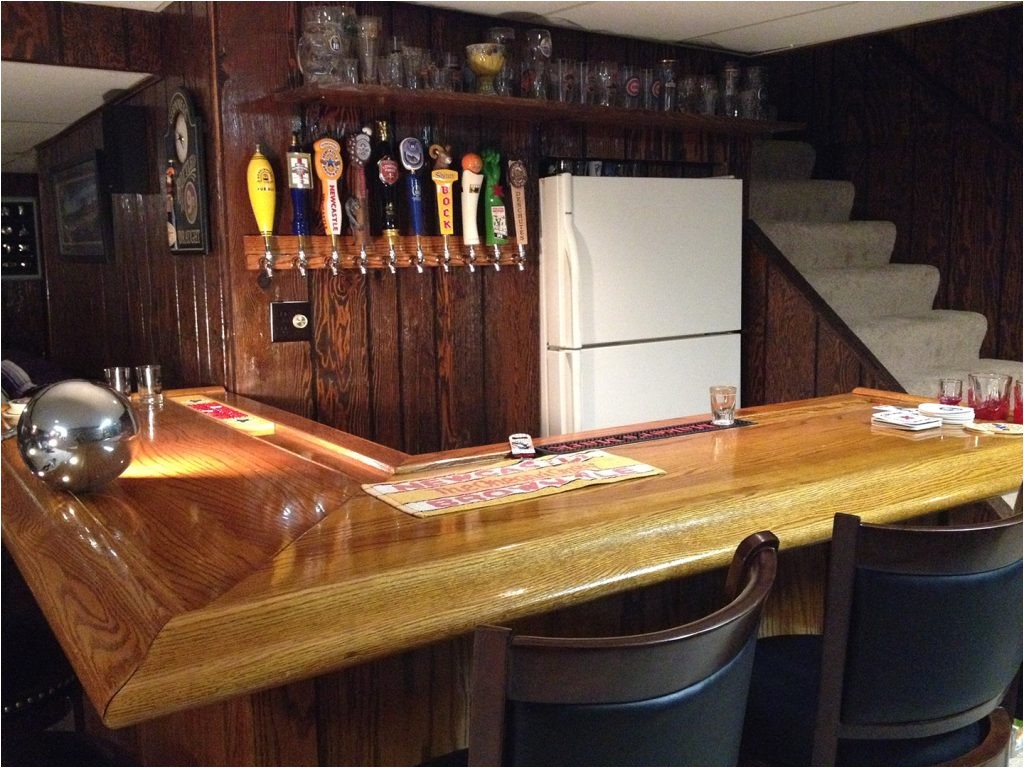 diy how to build your own oak home bar