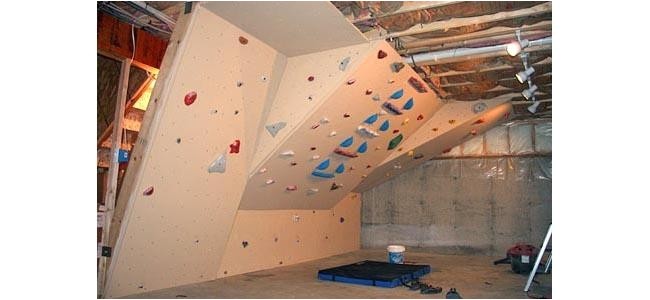 home bouldering wall design