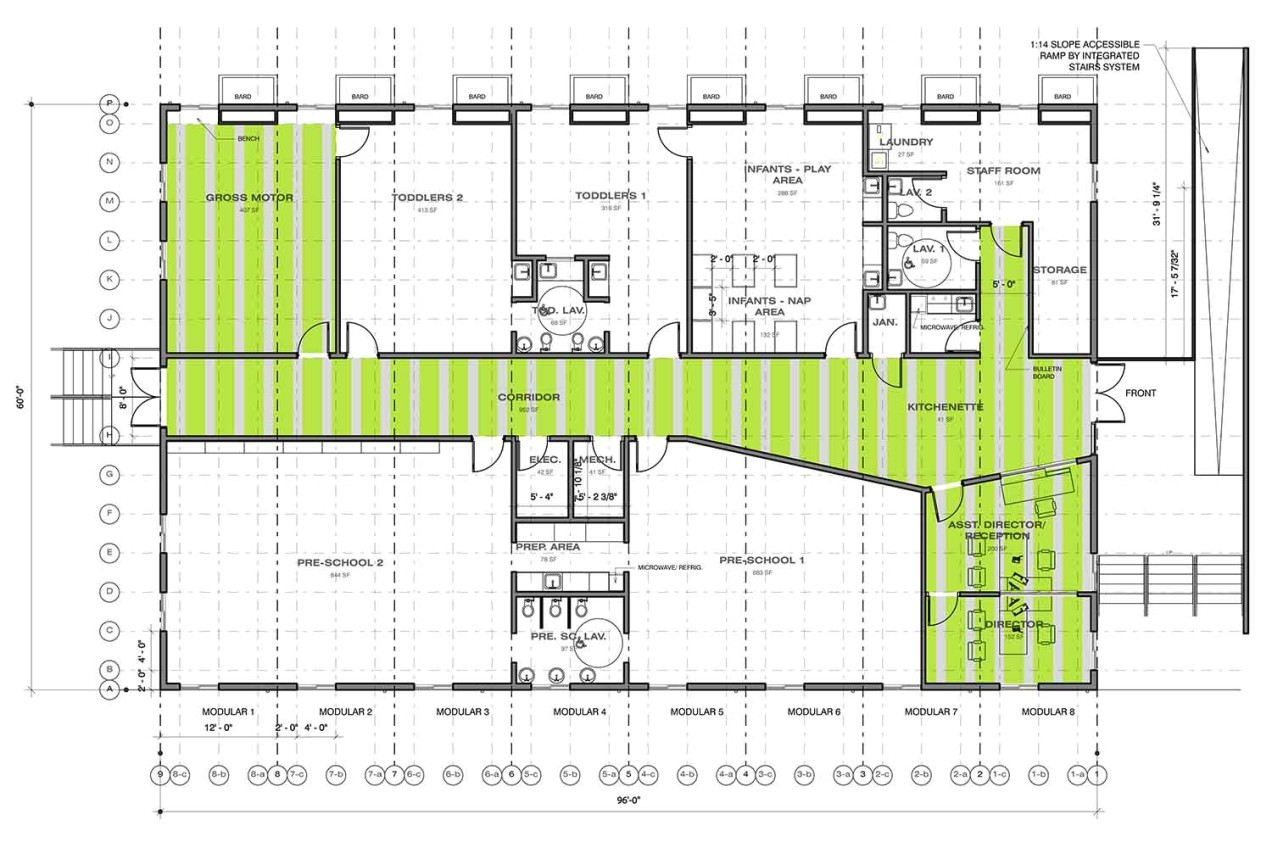 floor plan for day care center project
