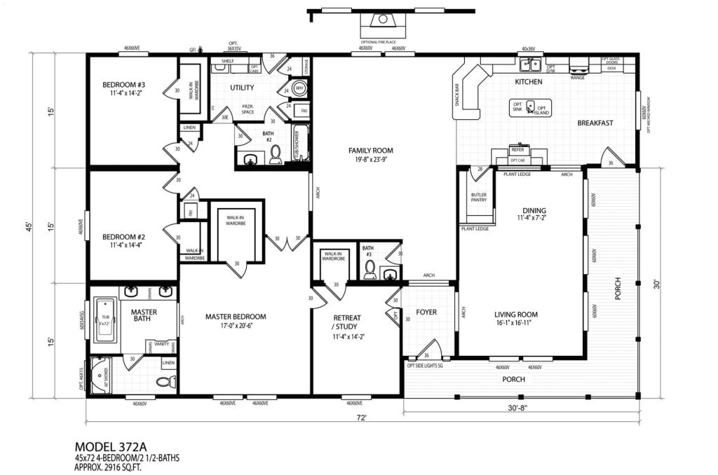 luxury new mobile home floor plans