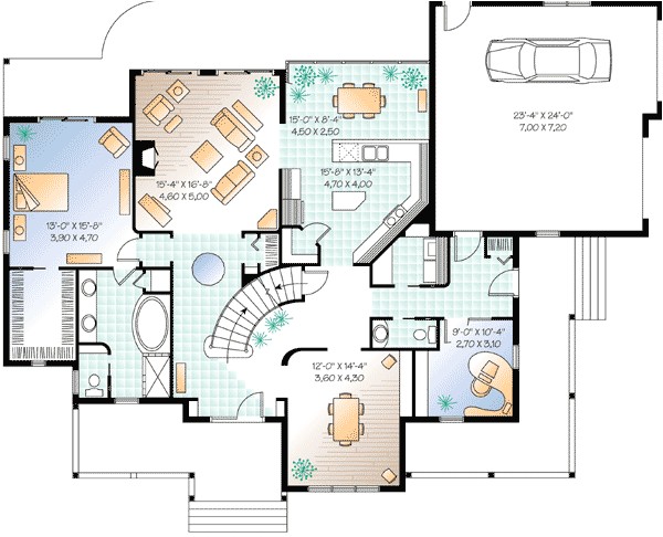 house floor plans home office