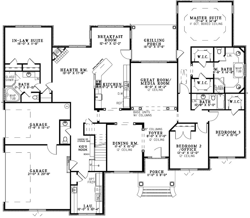 awesome home plans and more 11 ranch house open floor plans