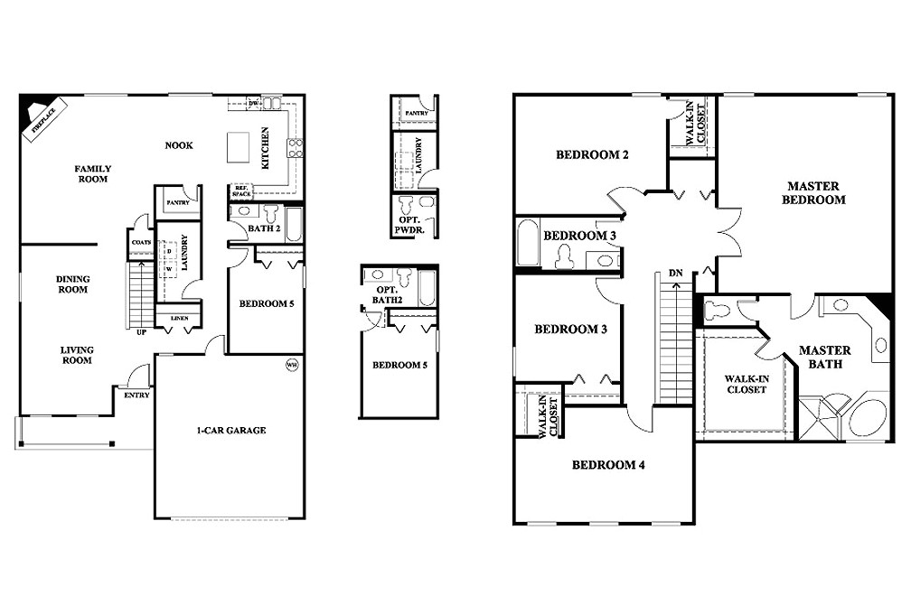 2 story house plans without garage