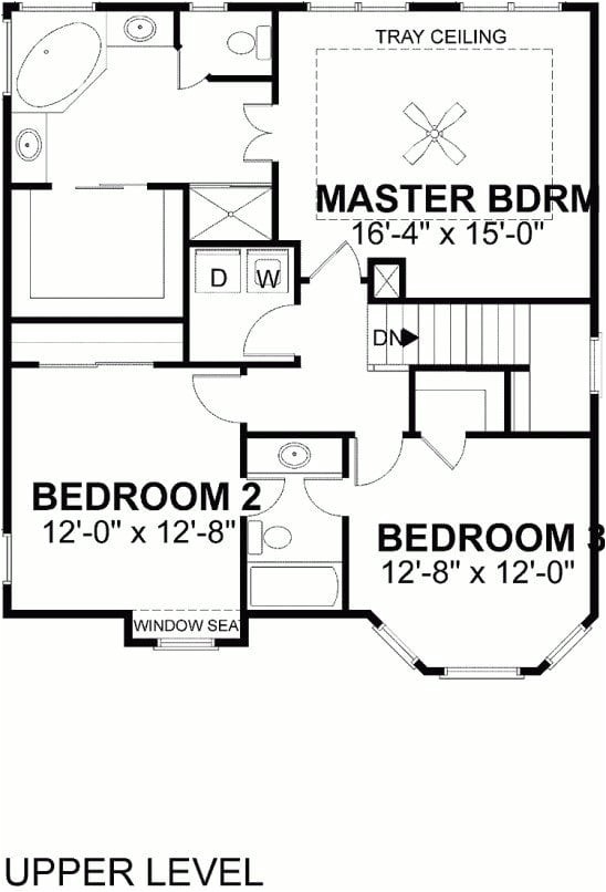 3 bedroom house plans no garage