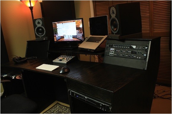 recording studio desk plans