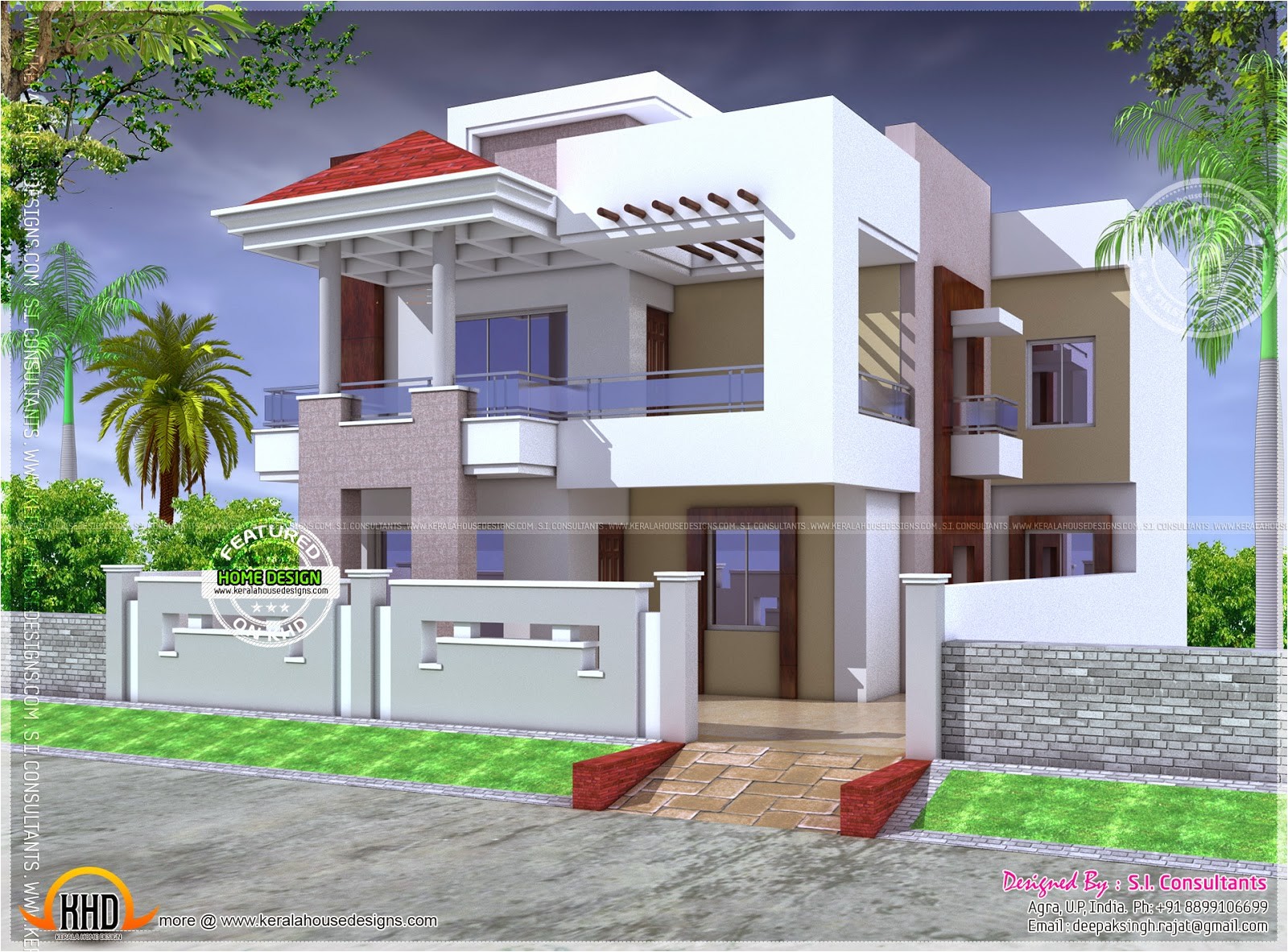 nice modern house floor plan indian plans