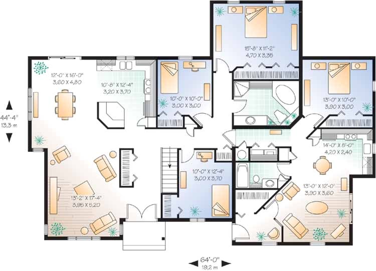 extended family home floor plans