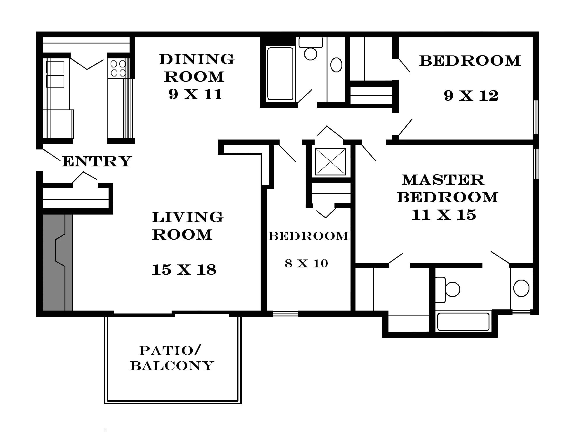 beautiful modern 3 bedroom house plans