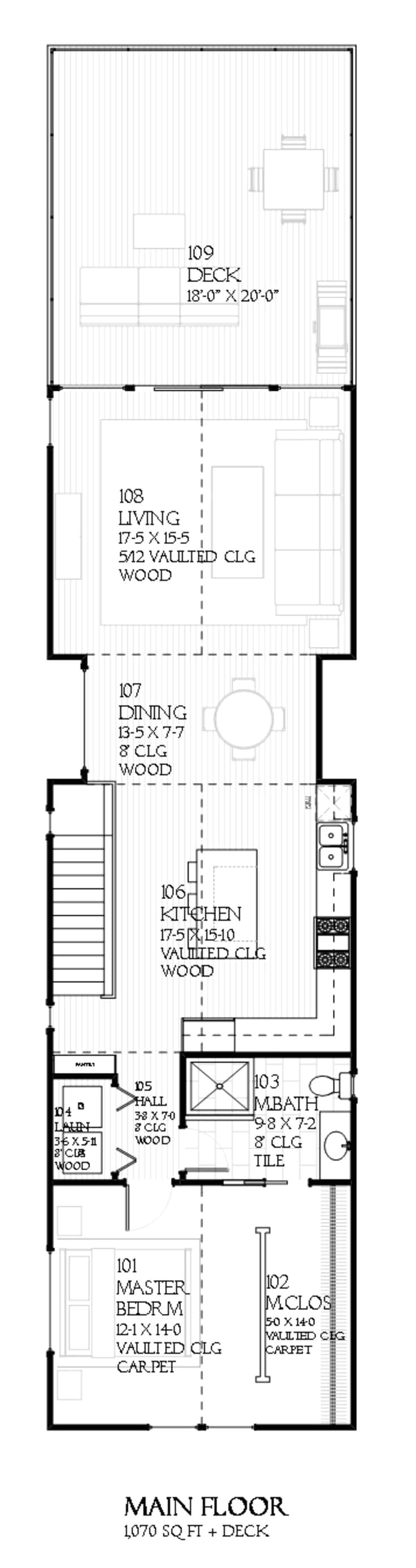 house plans for wide but shallow lots